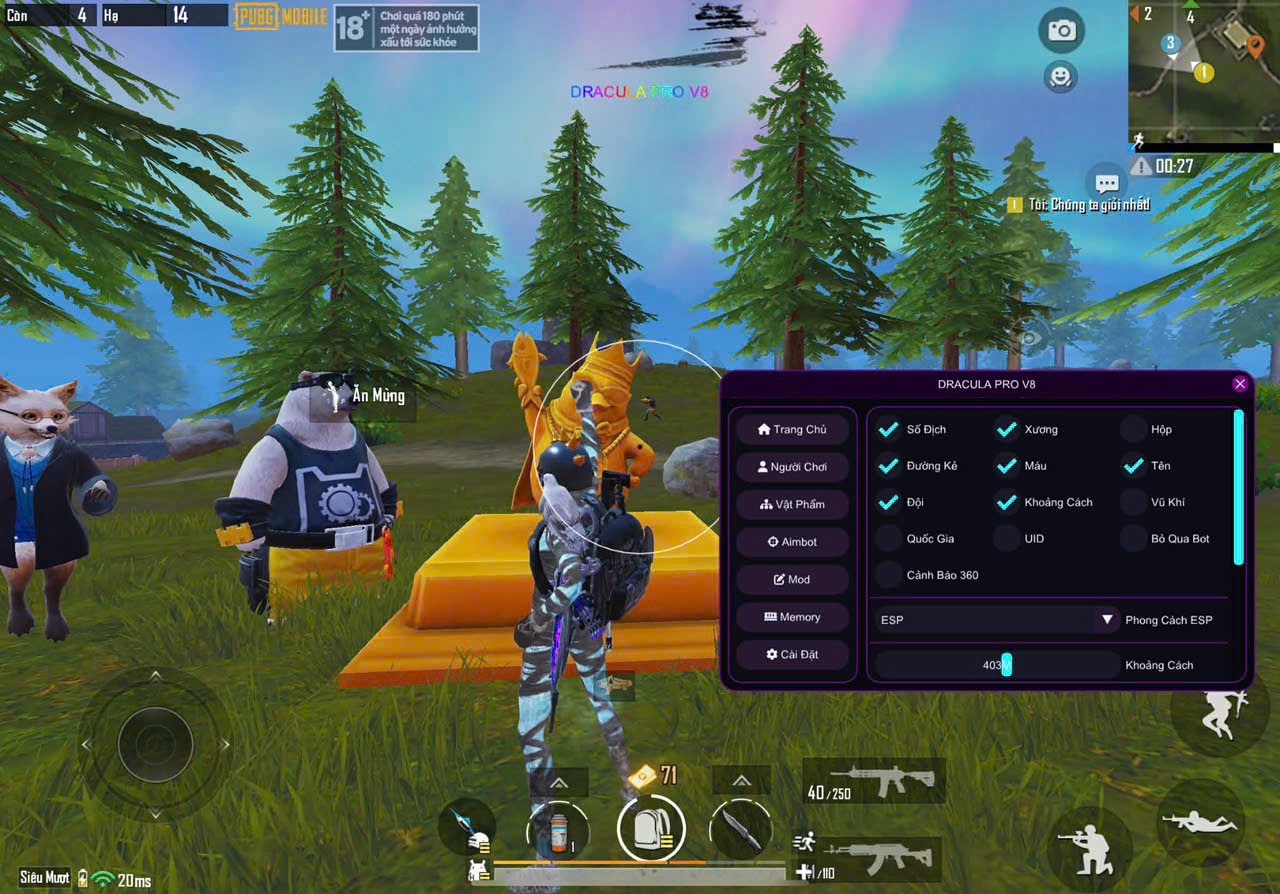 Hack DRACULA PRO V8